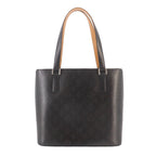 Louis Vuitton Monogram Matte Stockton Tote Leather Noir Silver