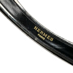 Hermes Enamel PM Chaine D'ancre Metal Black Bracelet Bangle — view 3