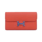 Hermes Constance Wallet Blue Capucine Brighton