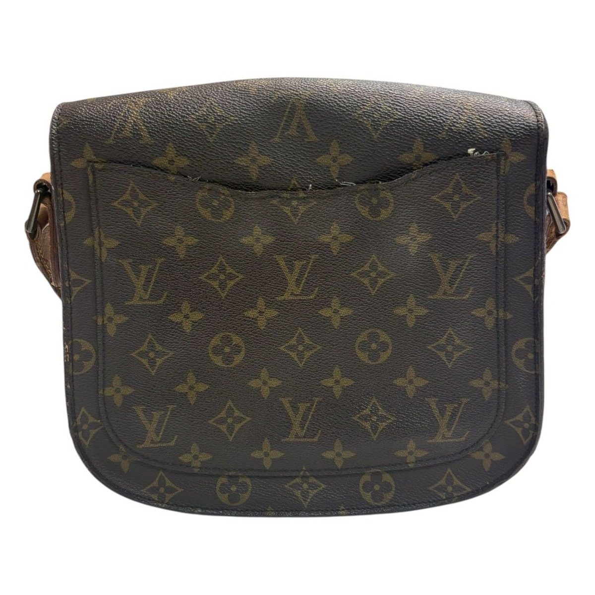 Louis Vuitton Monogram Saint Cloud Brown Gold Leather — view 2