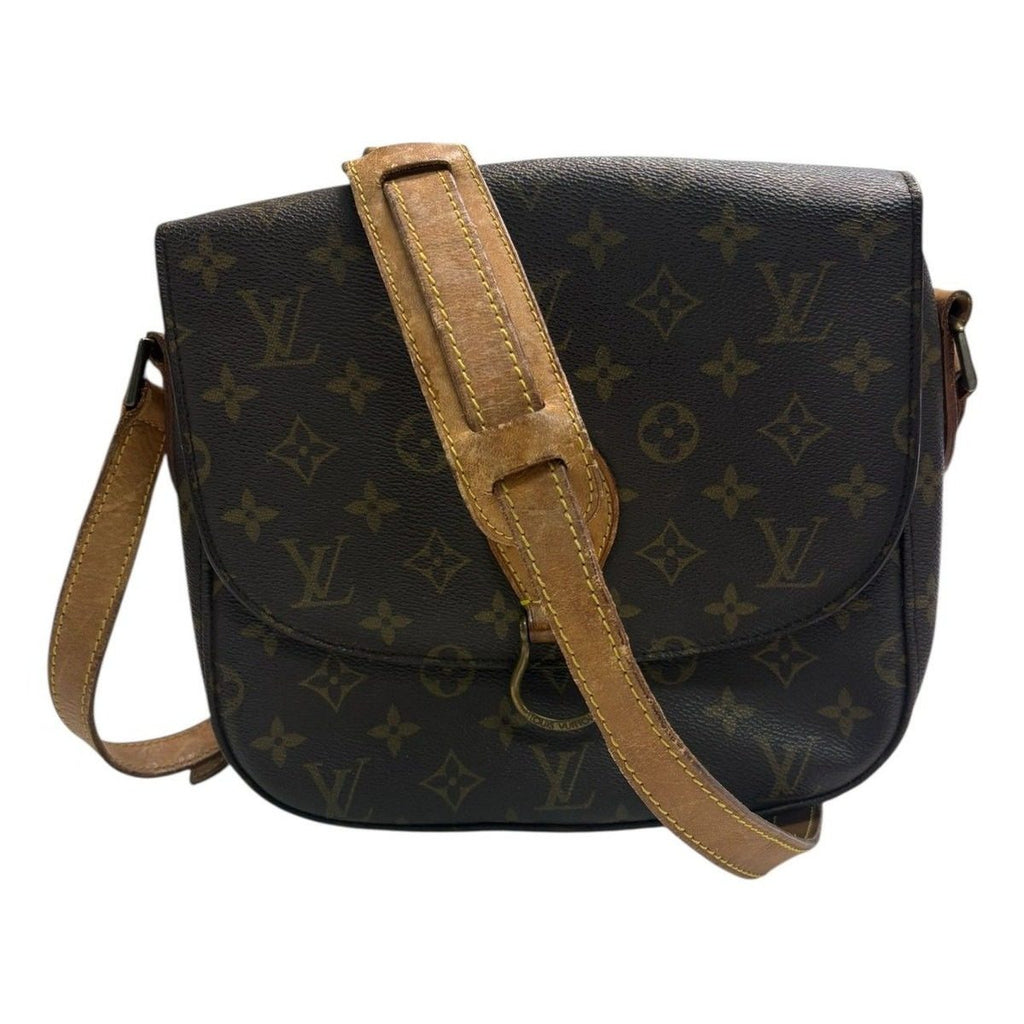 Louis Vuitton Monogram Saint Cloud Brown Gold Leather