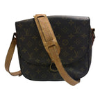Louis Vuitton Monogram Saint Cloud Brown Gold Leather