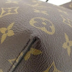 Louis Vuitton Monogram Flower Shoulder Bag Brown Marron — view 3