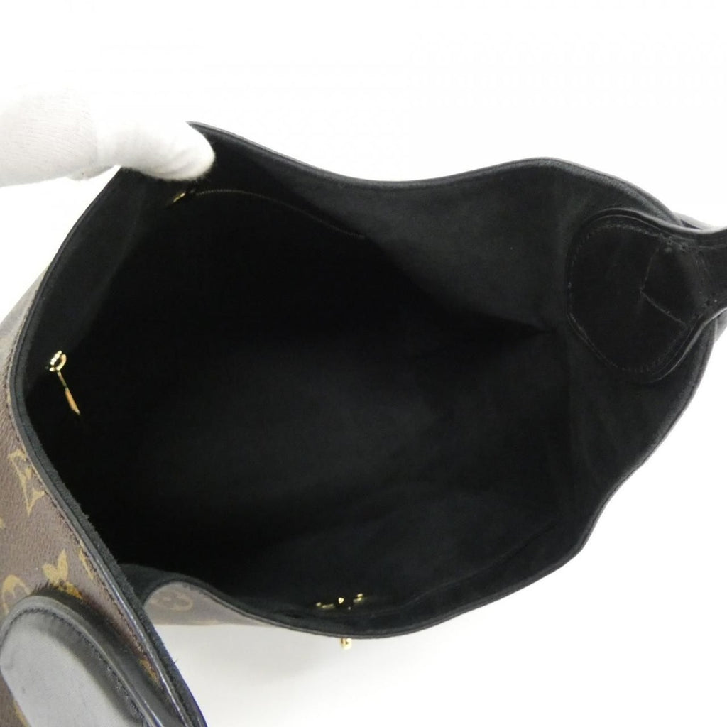 Louis Vuitton Monogram Flower Shoulder Bag Brown Marron — view 6