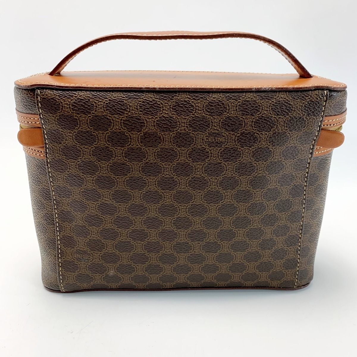 Celine Macadam Pattern Mc96 Makeup Pouch Vanity Bag — view 2
