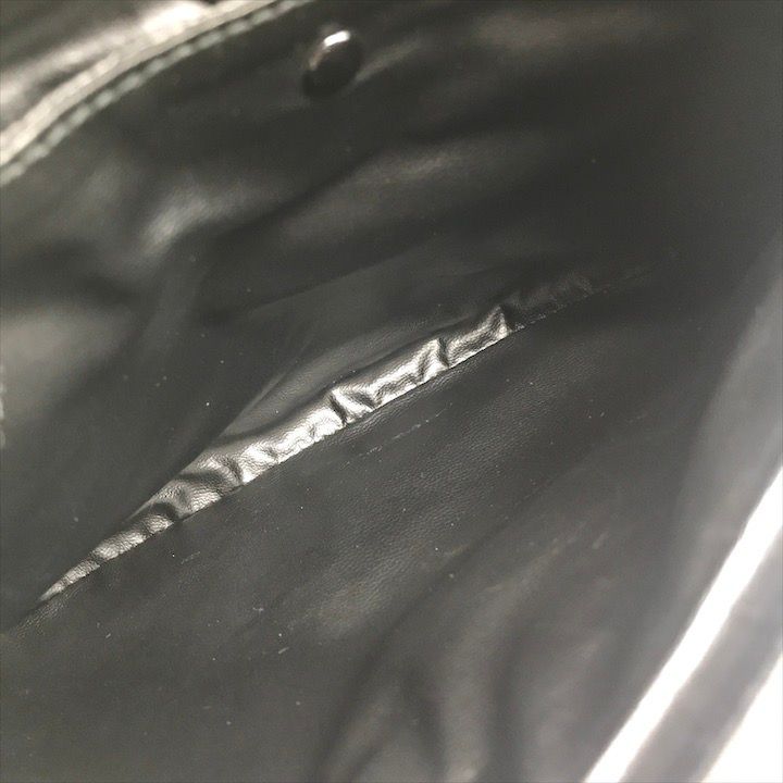 Celine Carriage Vintage Leather Clutch Black — view 8