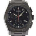 Gucci Pantheon 115.2 Stainless Steel Black Quartz Chronograph Dial