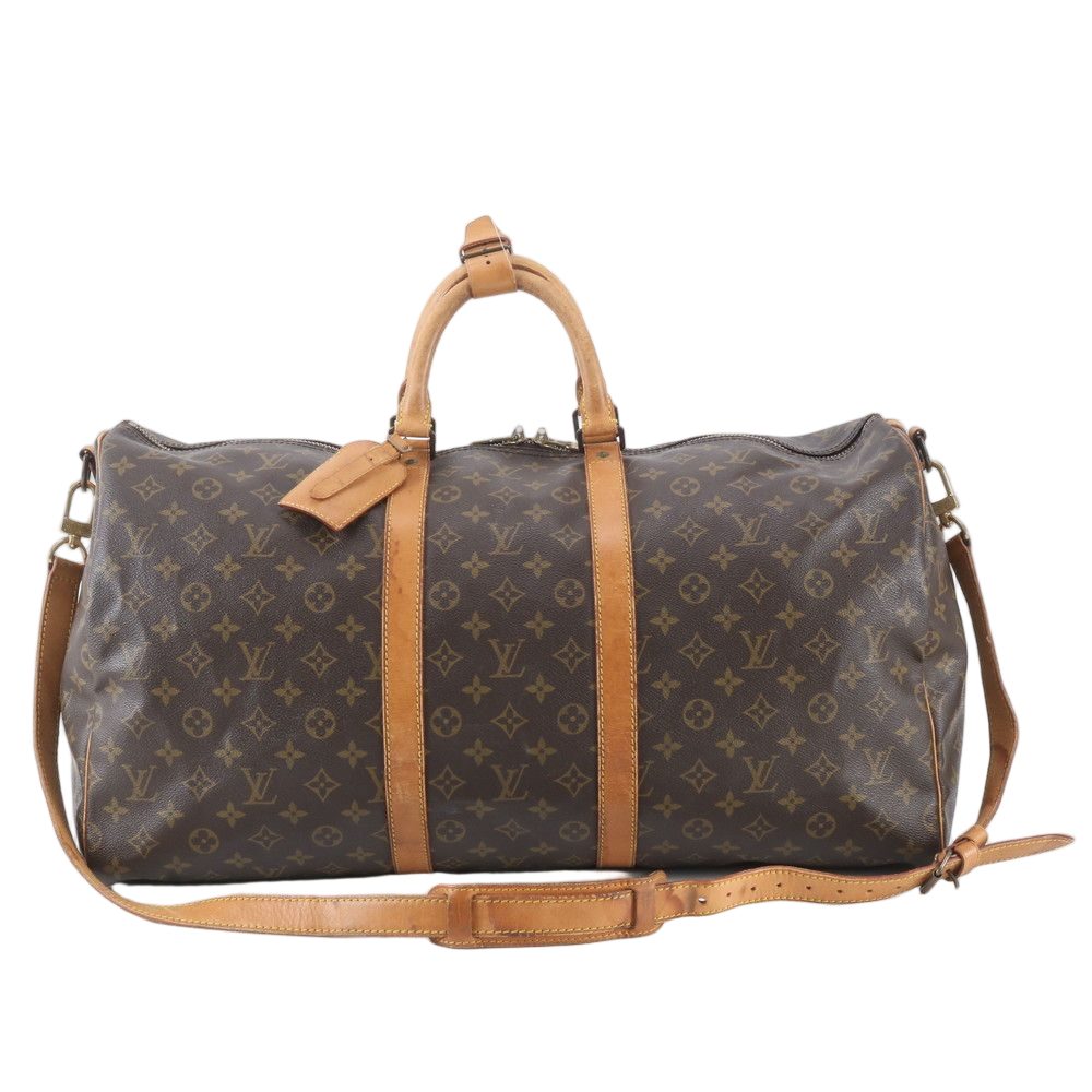 Louis Vuitton Monogram Keepall Bandouliere 55 2-Way Boston Bag Crossbody