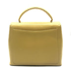 Chanel Caviar Leather CC Logo Hand Bag Yellow — view 2