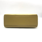 Chanel Caviar Leather CC Logo Hand Bag Yellow — view 3