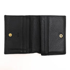 Gucci Wallet Women Leather Black Card Case — view 5