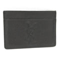 Yves Saint Laurent Card Case Leather Black