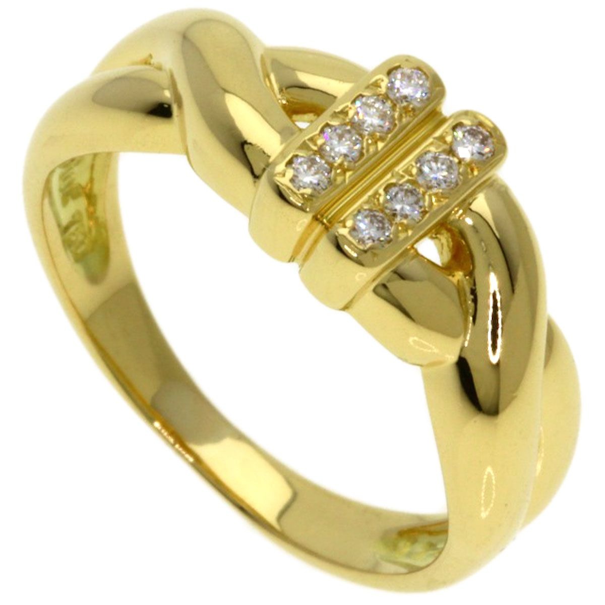 Dior Diamond Ring 18K Yellow Gold
