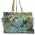 Chanel Big CC Logo Quilted Vintage Chain Hand Tote