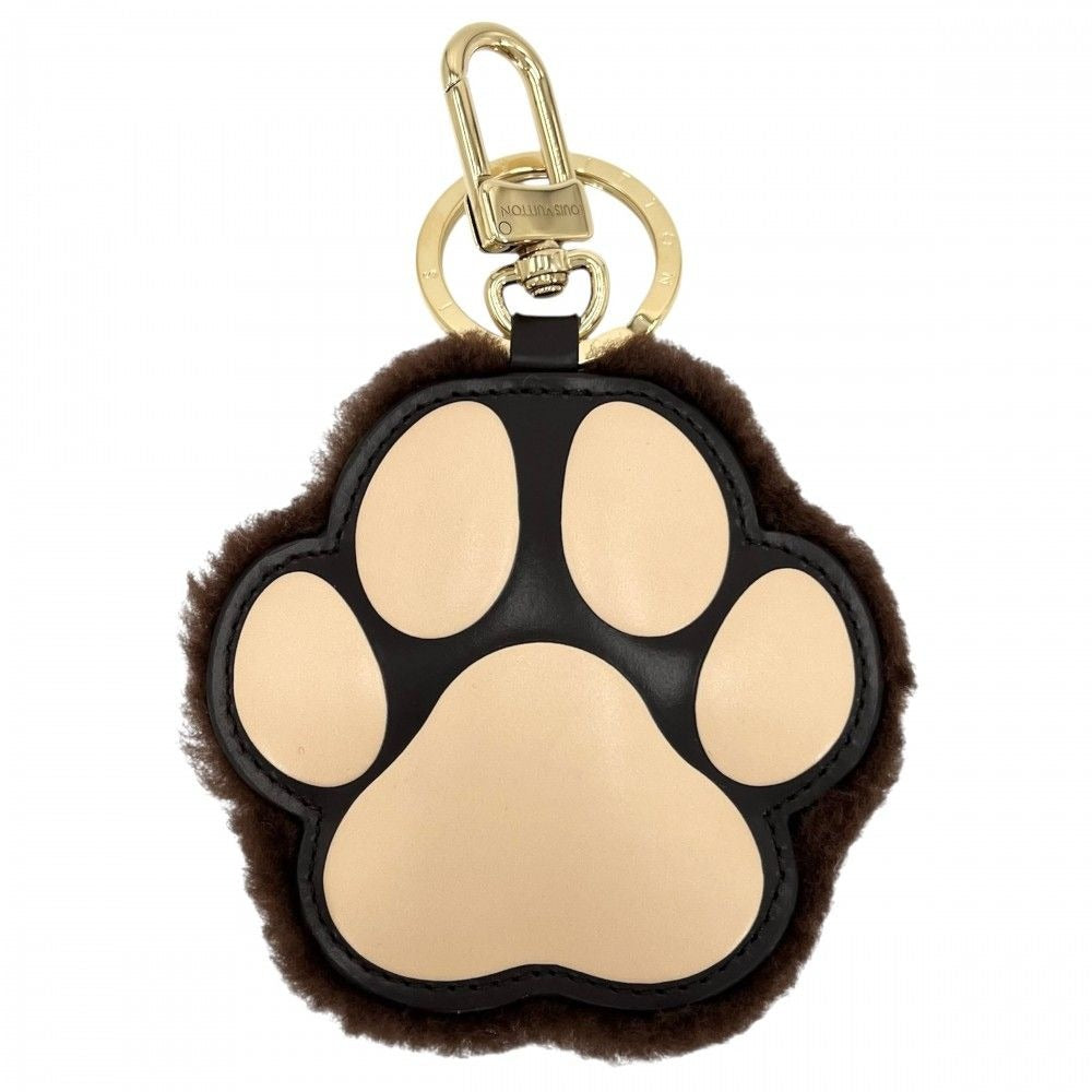 Louis Vuitton Bag Charm LV Paw Full Red Monogram Key Holder