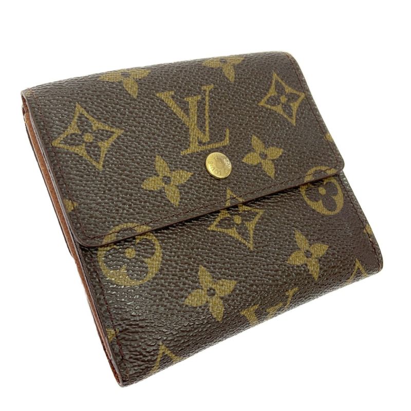 Louis Vuitton Monogram Portefeuille Elise Brown Bifold — view 3