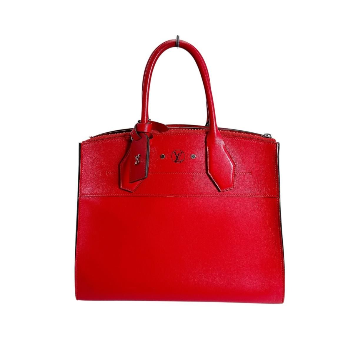 Louis Vuitton Handbag City Steamer PM Red