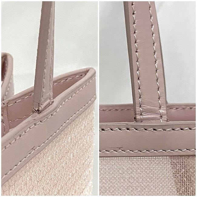 Prada Handbag Pink Lame 1 Bg417 — view 8
