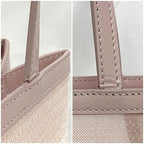 Prada Handbag Pink Lame 1 Bg417 — view 8