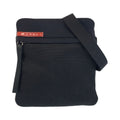 Prada Sports Black Neoprene Mesh Shoulder Bag Pochette