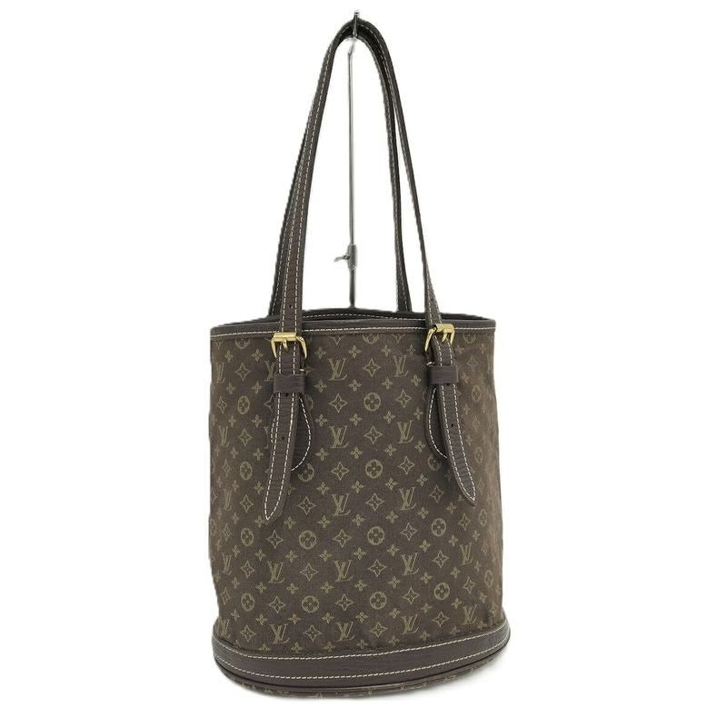 Louis Vuitton Bucket PM Handbag Monogram Mini Lin — view 2