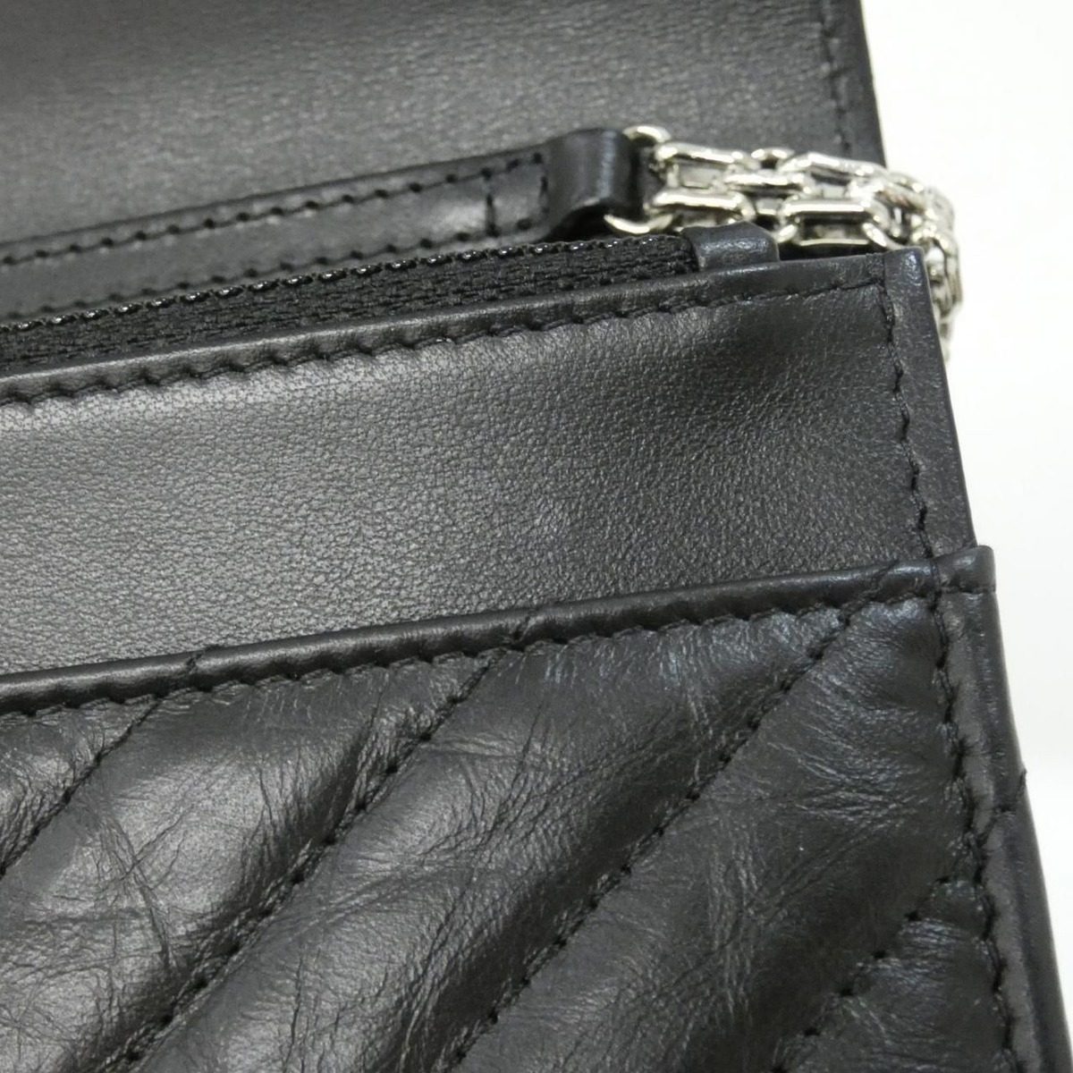 Chanel Chain Wallet Silver — view 8