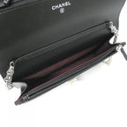 Chanel Chain Wallet Silver — view 9