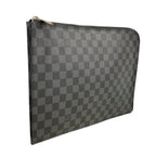 Louis Vuitton Clutch Damier Graphite Pochette Jour GM Black — view 2