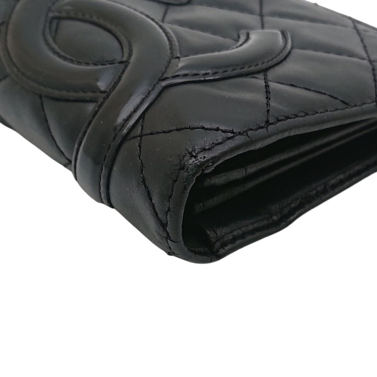 Chanel Cambon Coin Purse Calfskin Black — view 4