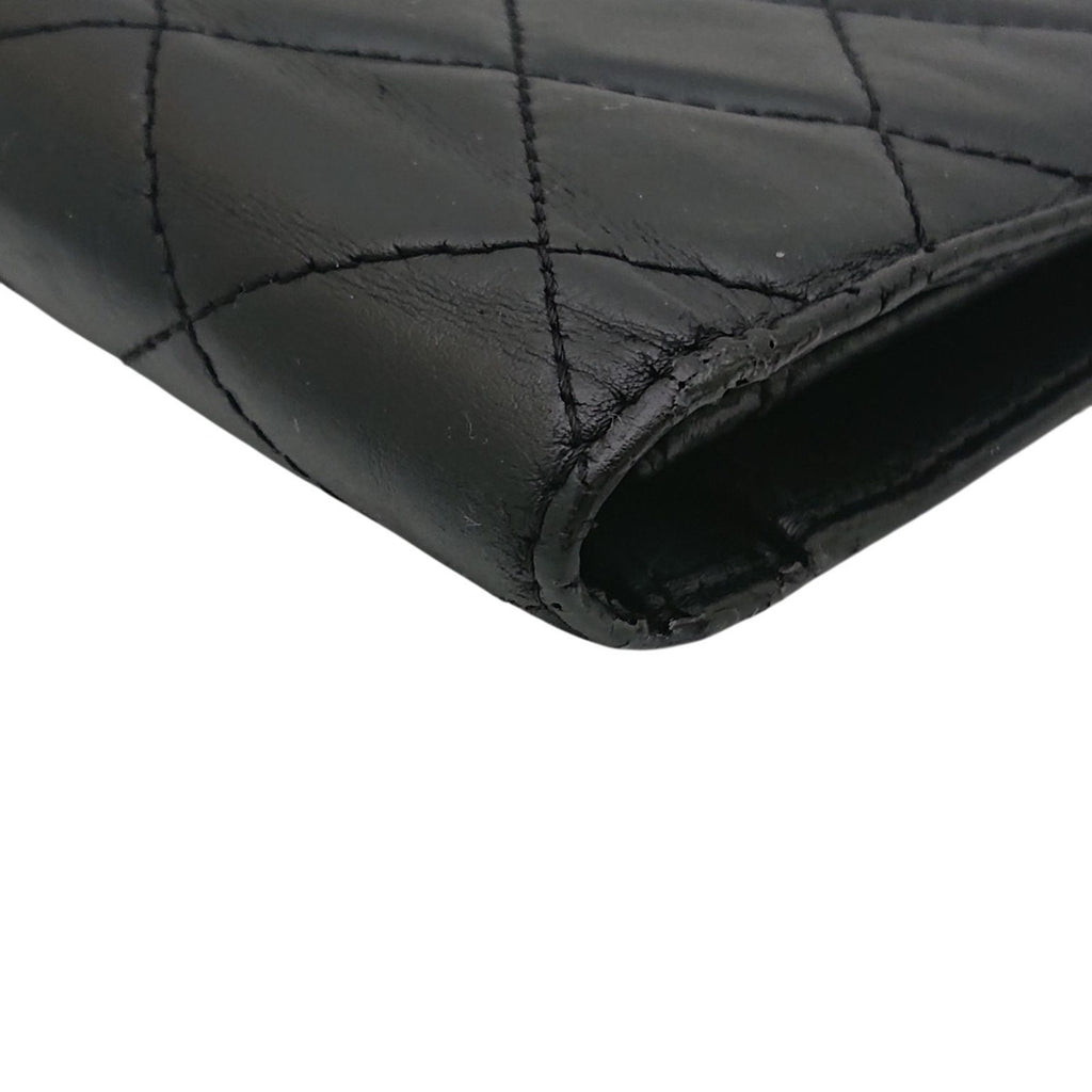 Chanel Cambon Coin Purse Calfskin Black — view 7