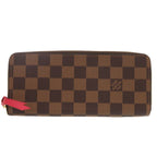 Louis Vuitton Damier Portefeuille Clemence Canvas Brown Long