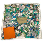 Hermes Scarf Silk Carre 90 Metamorphose By Multicolor Box