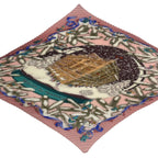Hermes Scarf Pleated Silk Noel Au 24 Faubourg Christmas at Pink — view 4