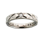 Chanel Ring Quilted Platinum Diamond — view 2