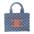 Celine Small Cabas Tice frg.05 ds Tote Bag Triomphe Denim Calf Leather