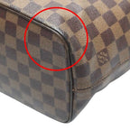 Louis Vuitton Damier Handbag Sarea PM Brown — view 8