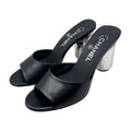 Chanel Mule Sandals Mirror Heel 94305 36 1 2 Size Coco Mark