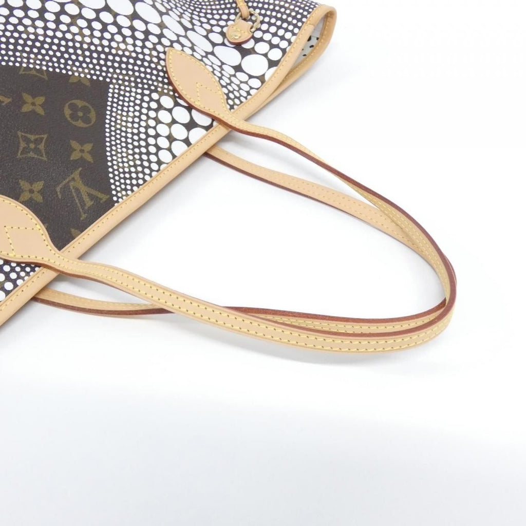 Louis Vuitton Monogram Wave Neverfull MM Bag Brown Marron Yayoi Kusama — view 4