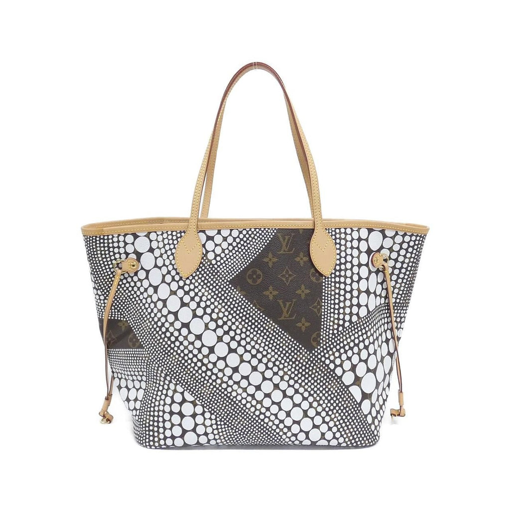 Louis Vuitton Monogram Wave Neverfull MM Bag Brown Marron Yayoi Kusama