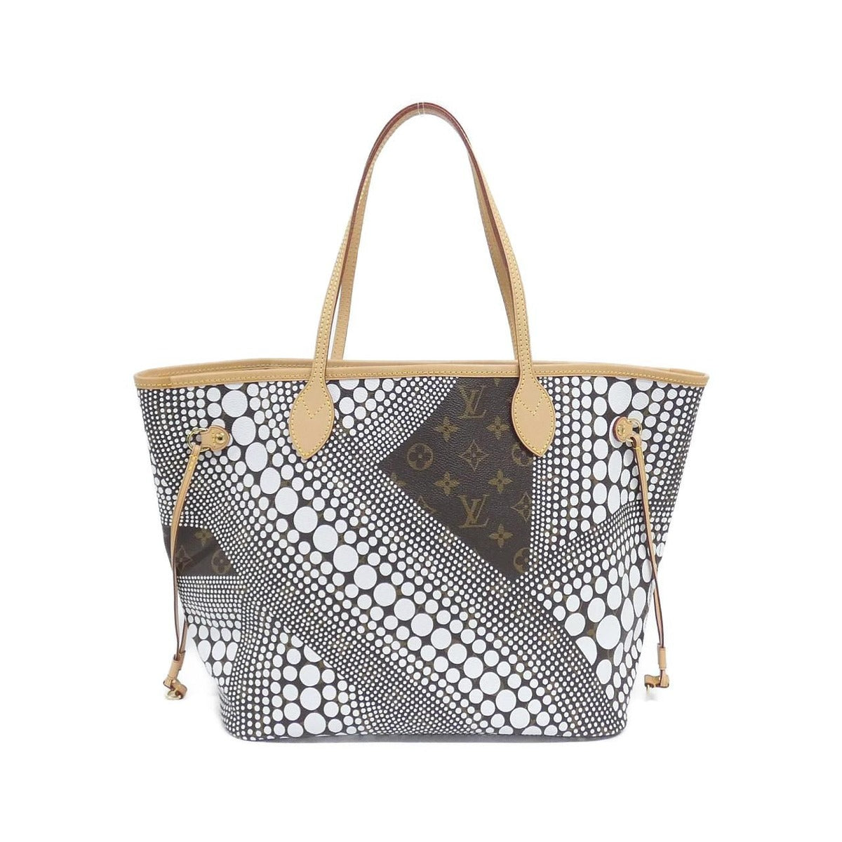 Louis Vuitton Monogram Wave Neverfull MM Bag Brown Marron Yayoi Kusama