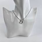 Dior Necklace Pendant Logo Silver Vintage — view 2