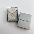 Dior Necklace Pendant Logo Silver Vintage