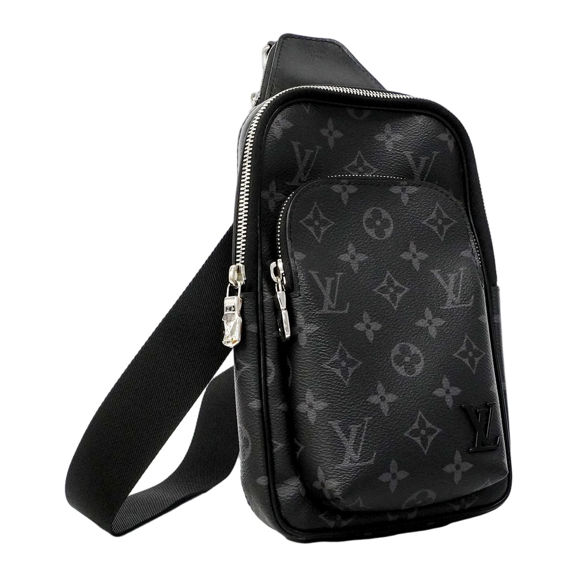 Louis Vuitton Belt Bag Monogram Eclipse Avenue PM Black — view 2