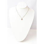 Chanel Coco Mark CC Rhinestone Silver White — view 2