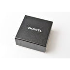 Chanel Coco Mark CC Rhinestone Silver White — view 5