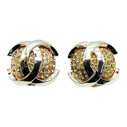 Chanel Vintage Rhinestones 2 3 Coco Mark