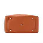 Hermes Lindy 34 Shoulder Bag Taurillon Clemence Orange Poppy — view 5