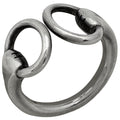 Hermes Nausicaa Ring Horsebit Silver