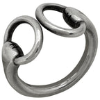 Hermes Nausicaa Ring Horsebit Silver