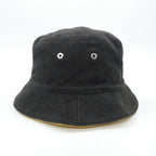 Louis Vuitton Monogram Denim Hat Black Yellow Reversible — view 2